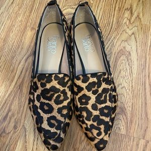 Franco Sarto Leopard Loafers